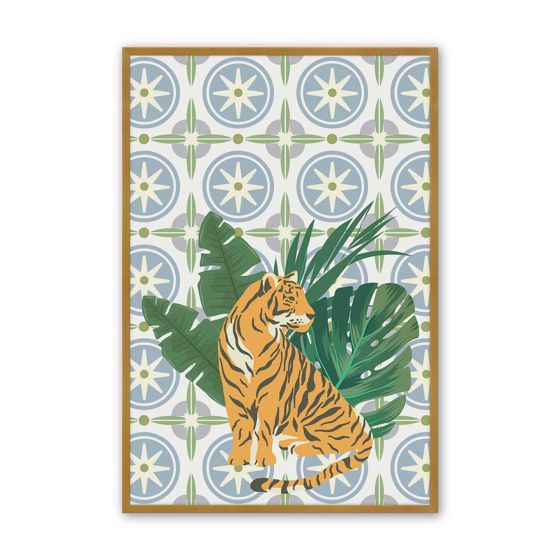 [Color:Polished Gold], Picture of art in a Polished Gold frame