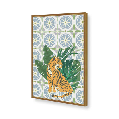 [Color:Polished Gold], Picture of art in a Polished Gold frame of the corner