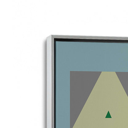 [Color:Polished Chrome], Picture of art in a Polished Chrome frame at an angle