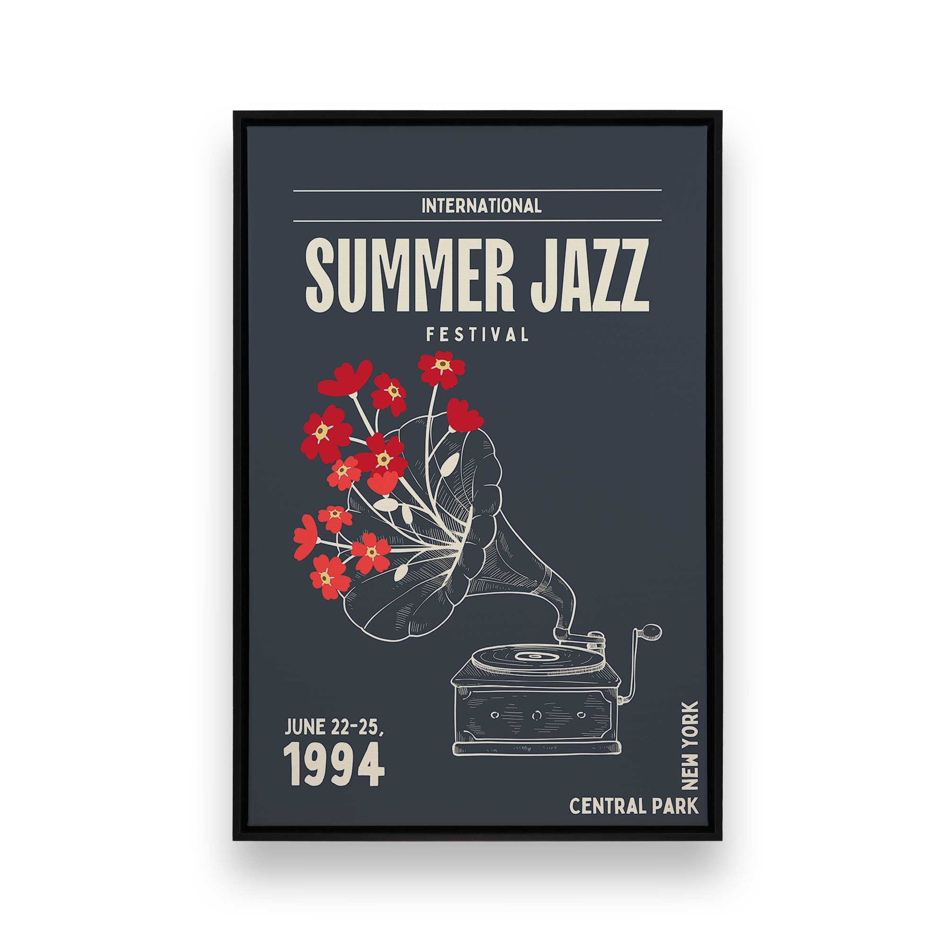[Color:Satin Black], Picture of art in a Satin Black frame
