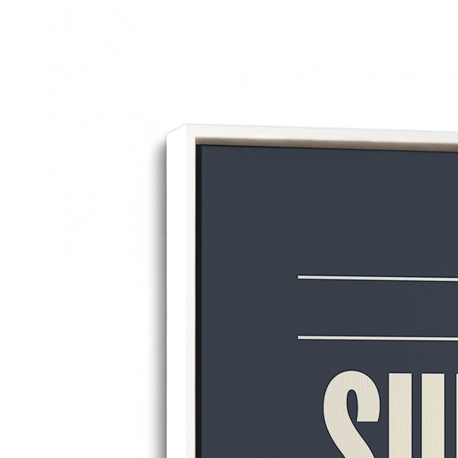 [Color:Opaque White], Picture of art in a White frame at an angle