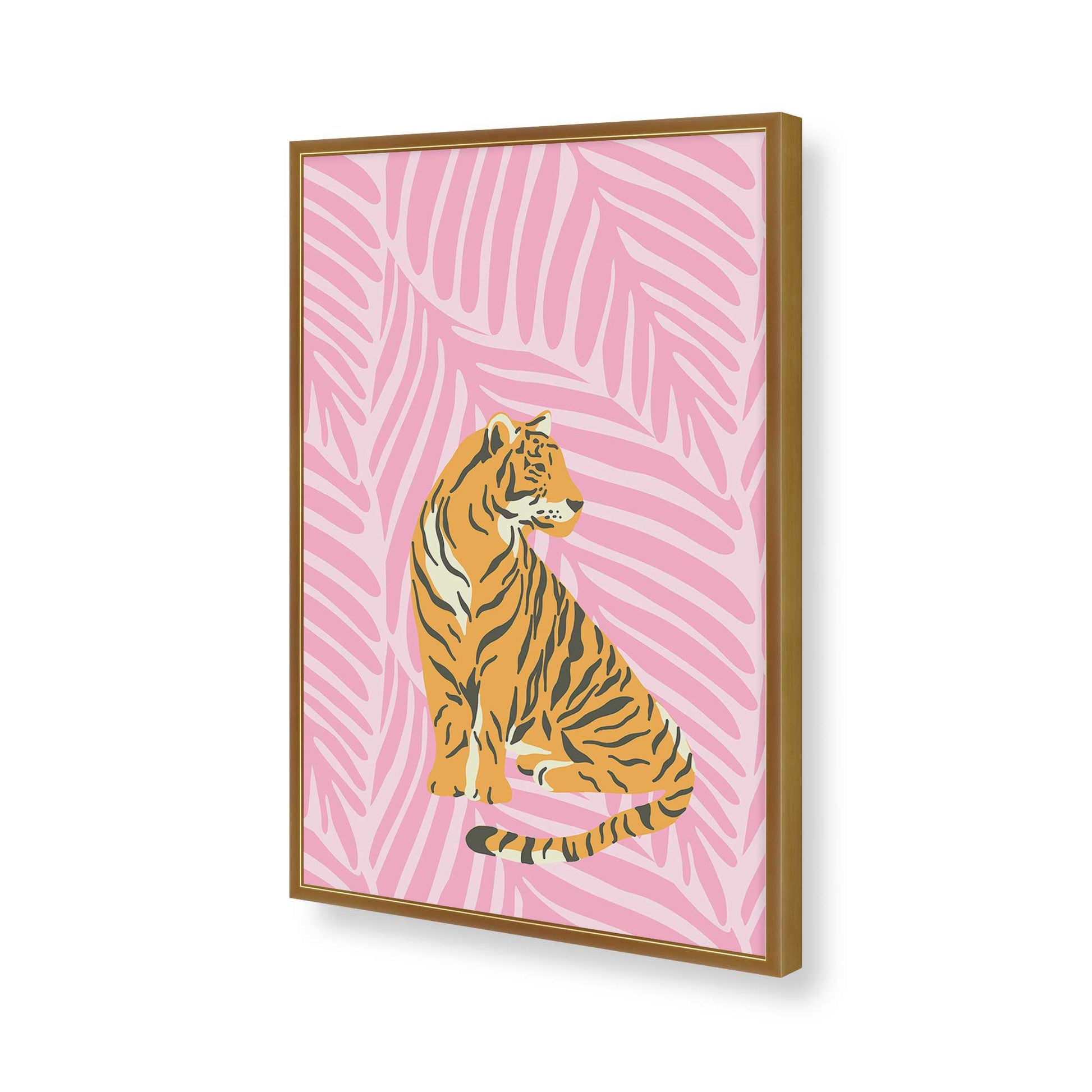 [Color:Polished Gold], Picture of art in a Polished Gold frame of the corner