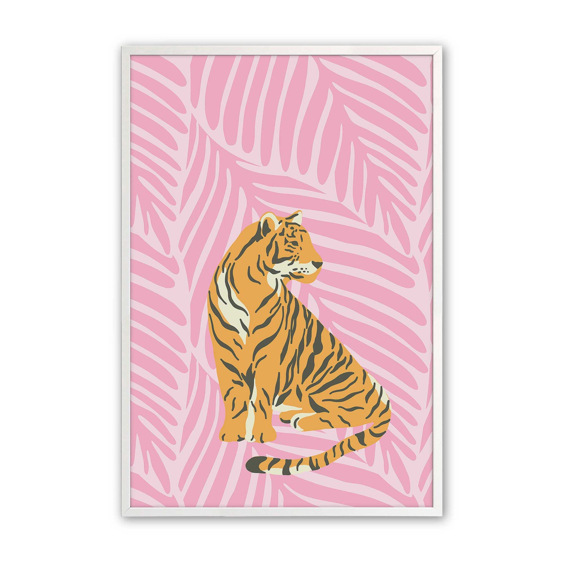 [Color:Opaque White], Picture of art in a Opaque White frame
