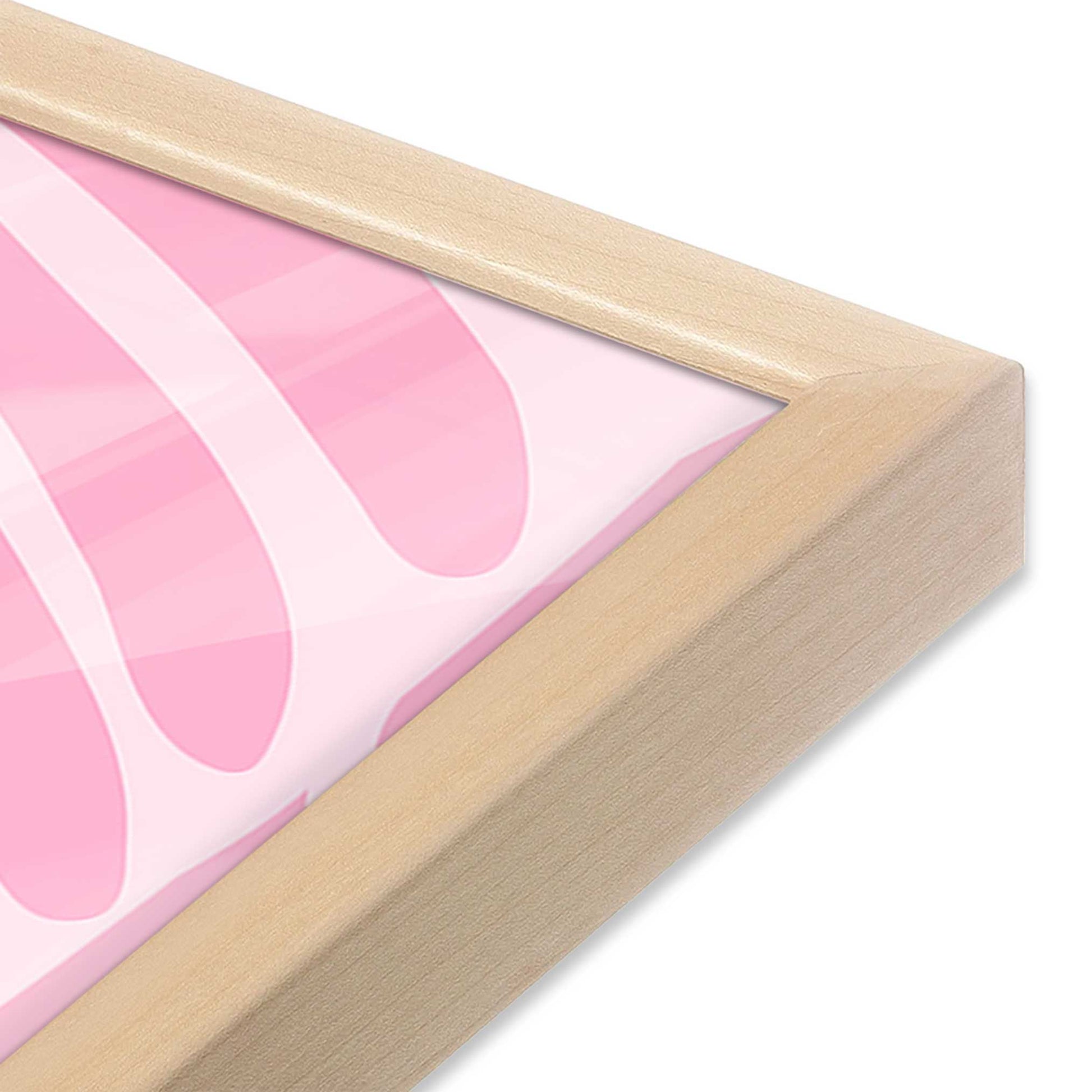 [Color:Raw Maple], Picture of art in a Raw Maple frame at an angle
