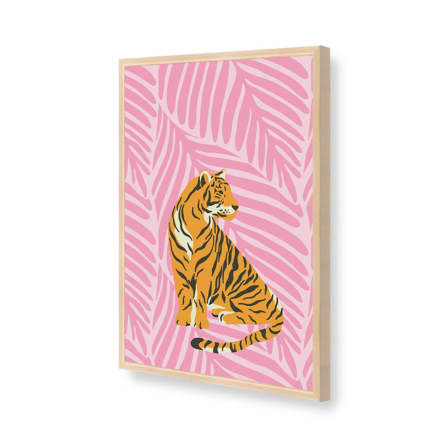 [Color:Raw Maple], Picture of art in a Raw Maple frame of the corner