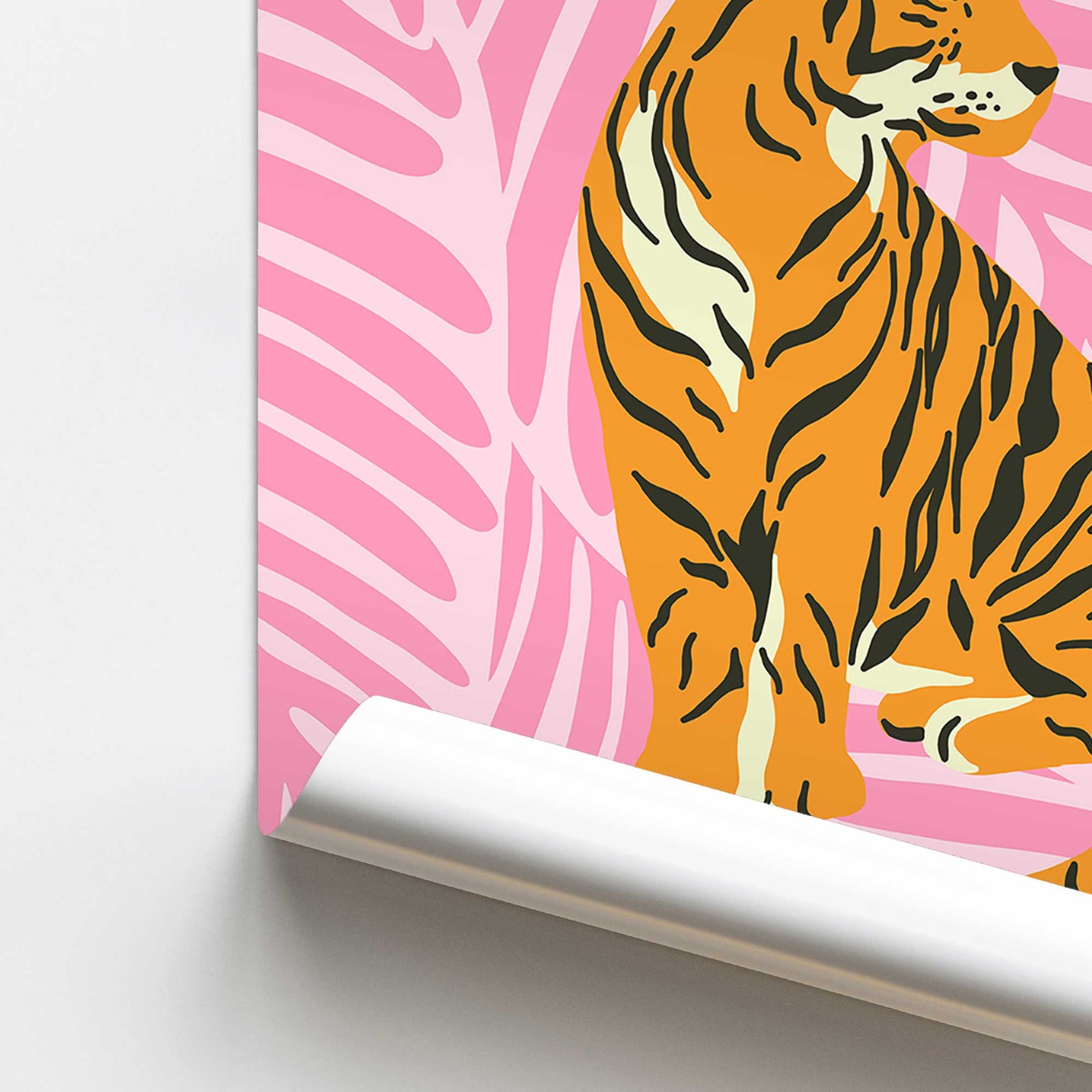 [color:Rolled Print], Picture of close up of art