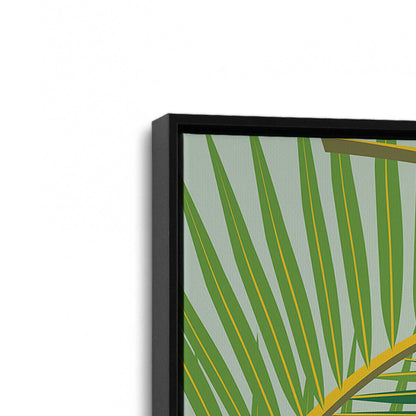[Color:Satin Black], Picture of art in a Satin Black frame at an angle
