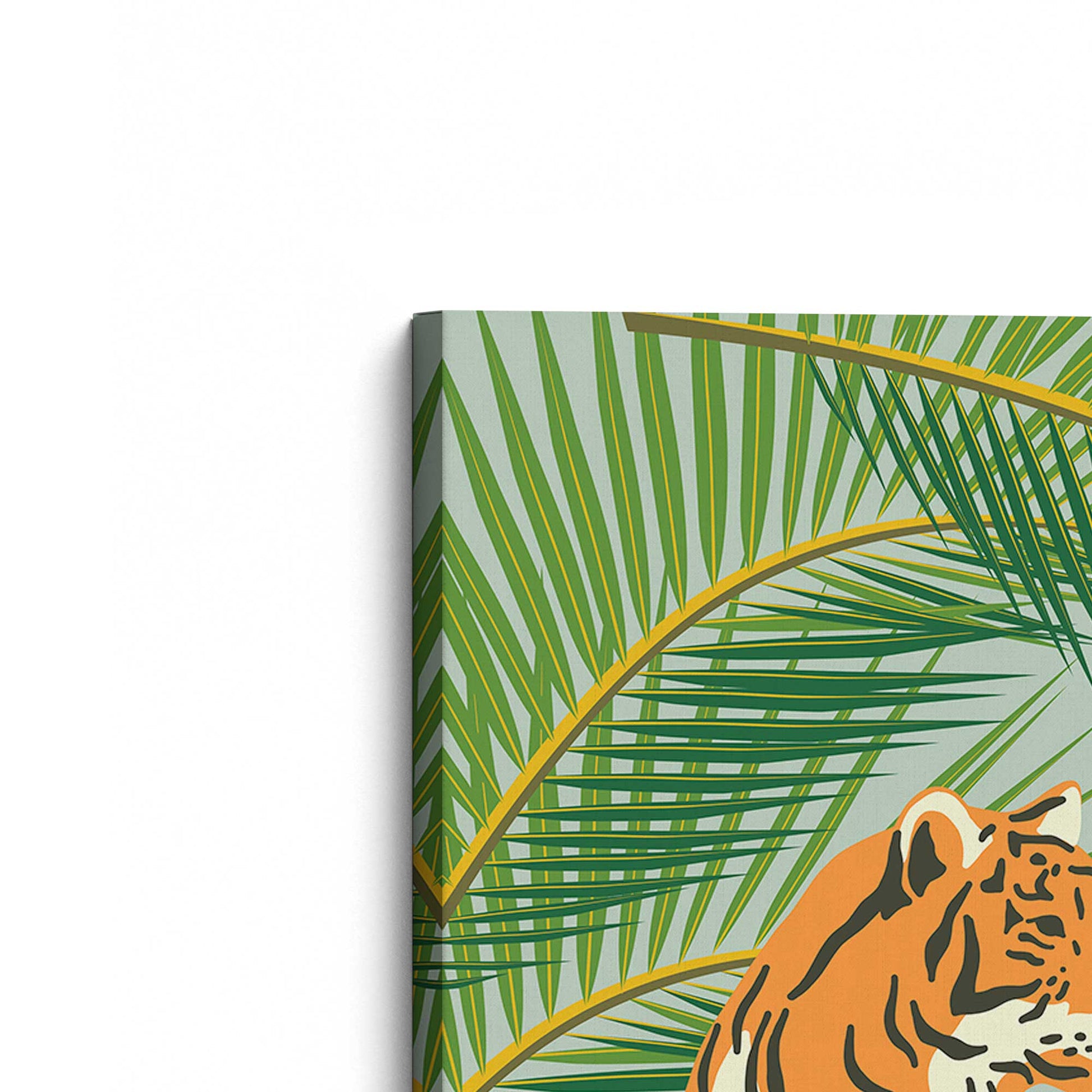 [Color:Stretched Canvas], Picture of the corner of the art