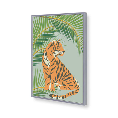 [Color:Polished Chrome], Picture of art in a Polished Chrome frame of the corner