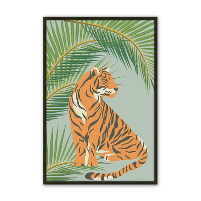 [Color:Satin Black], Picture of art in a Satin Black frame