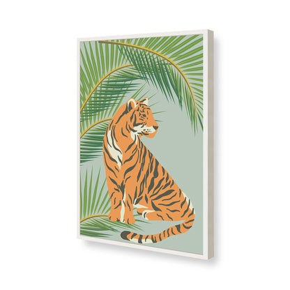 [Color:Opaque White], Picture of art in a Opaque White frame of the corner