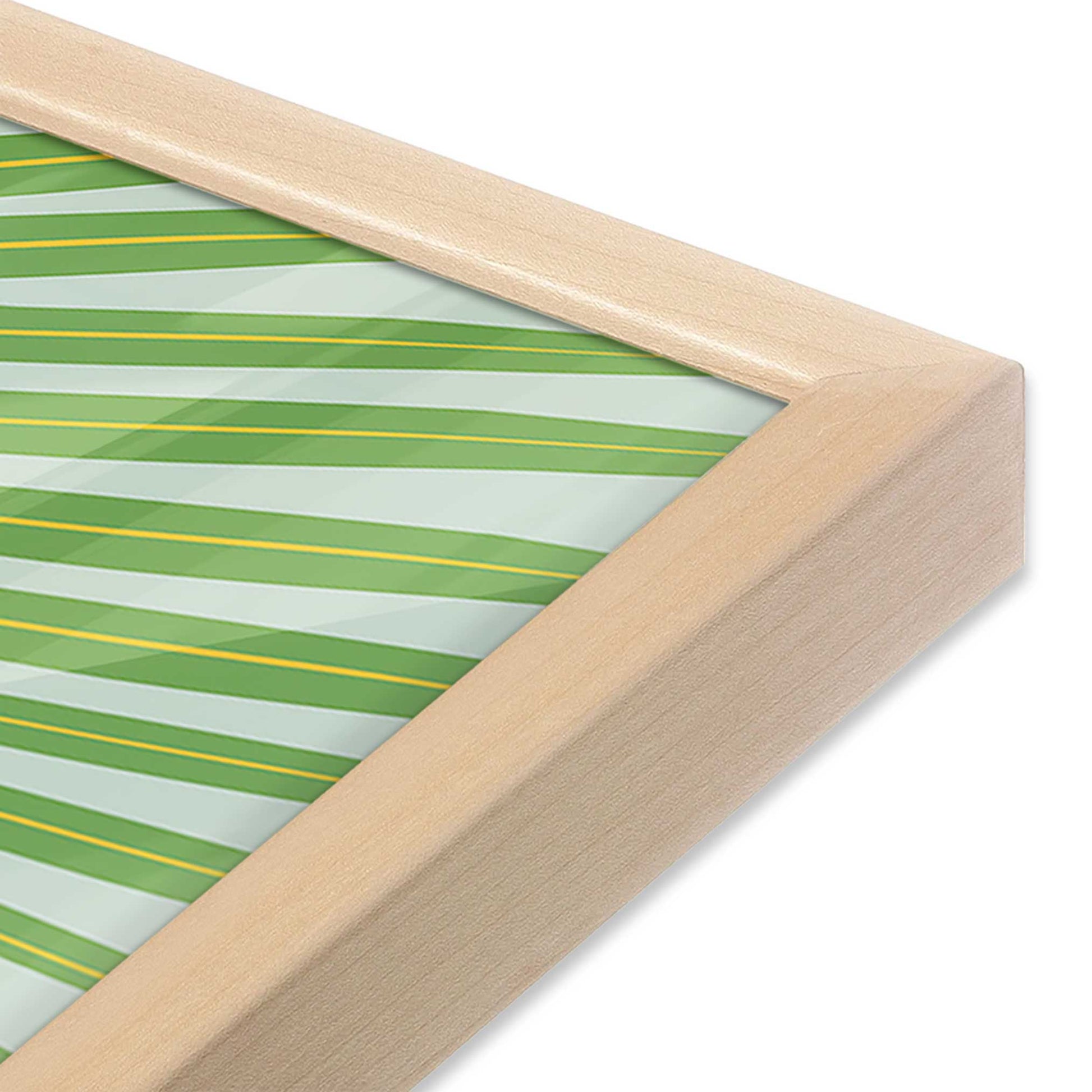 [Color:Raw Maple], Picture of art in a Raw Maple frame at an angle