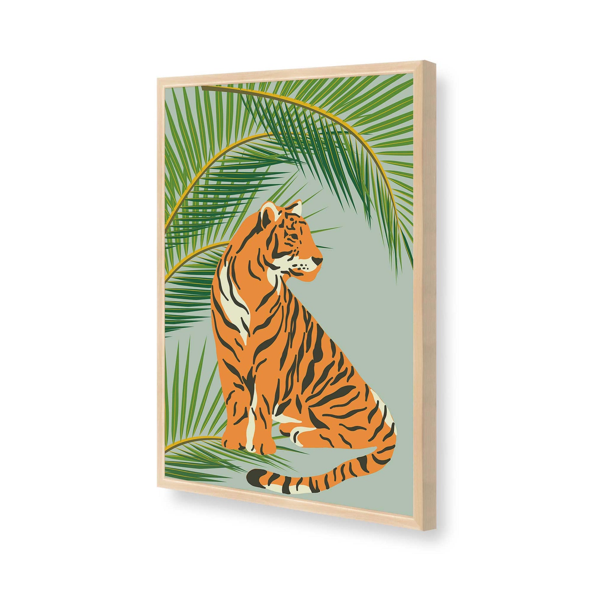 [Color:Raw Maple], Picture of art in a Raw Maple frame of the corner