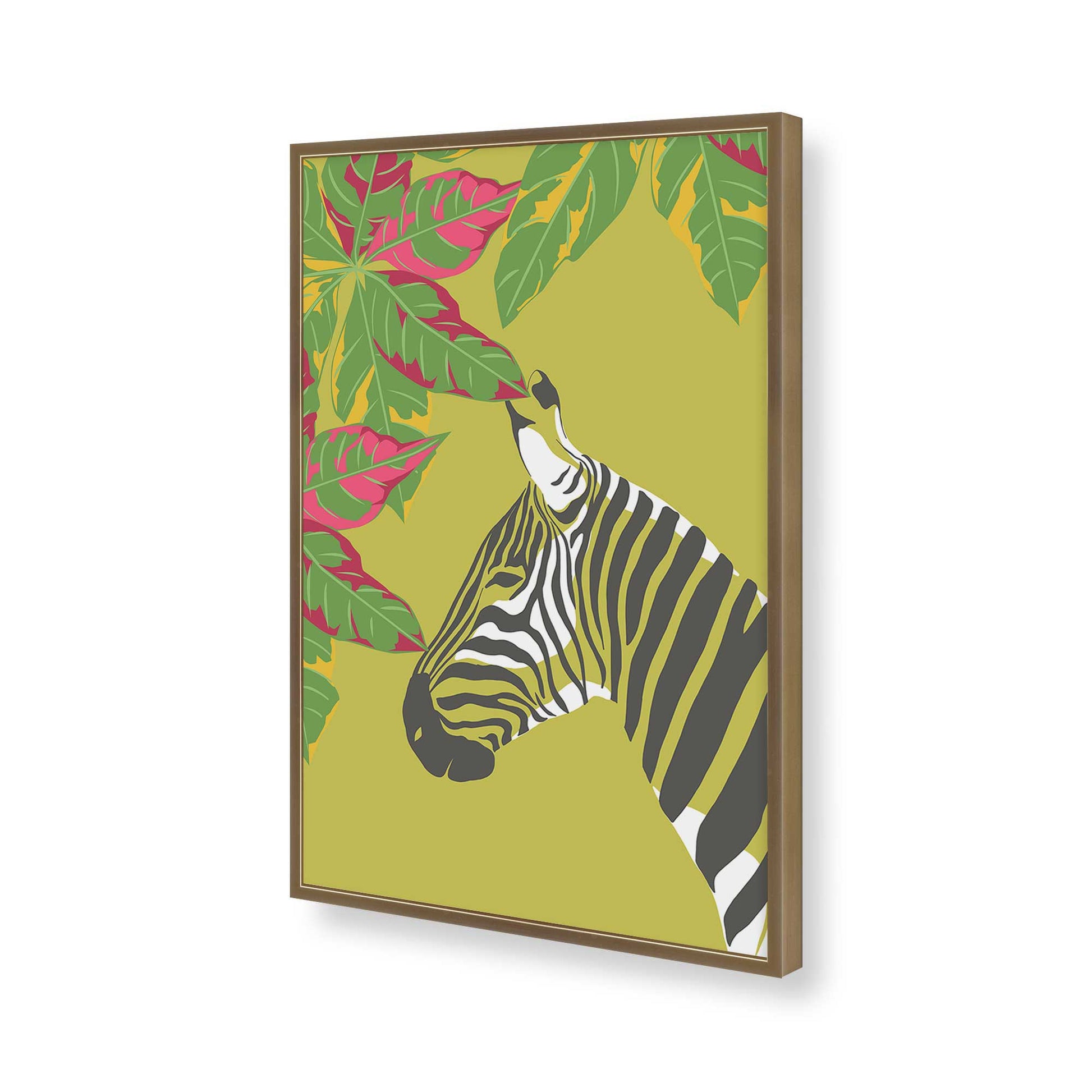 [Color:Brushed Gold], Picture of art in a Brushed Gold frame of the corner