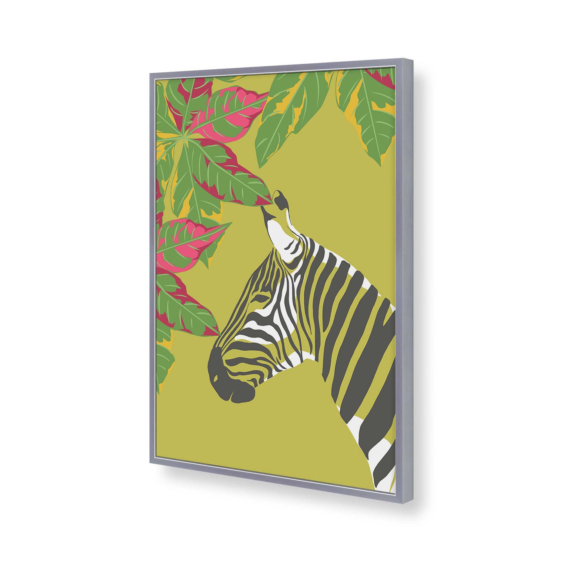 [Color:Polished Chrome], Picture of art in a Polished Chrome frame of the corner