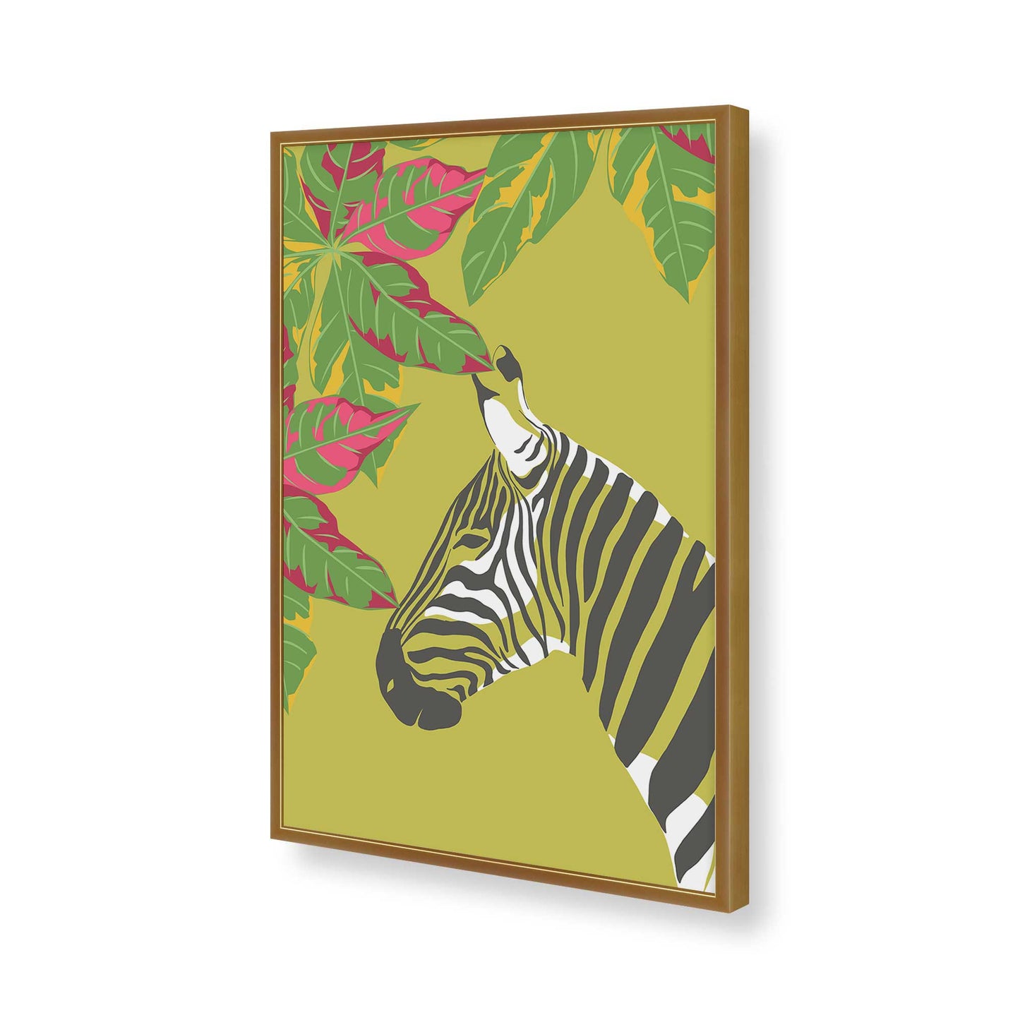 [Color:Polished Gold], Picture of art in a Polished Gold frame of the corner