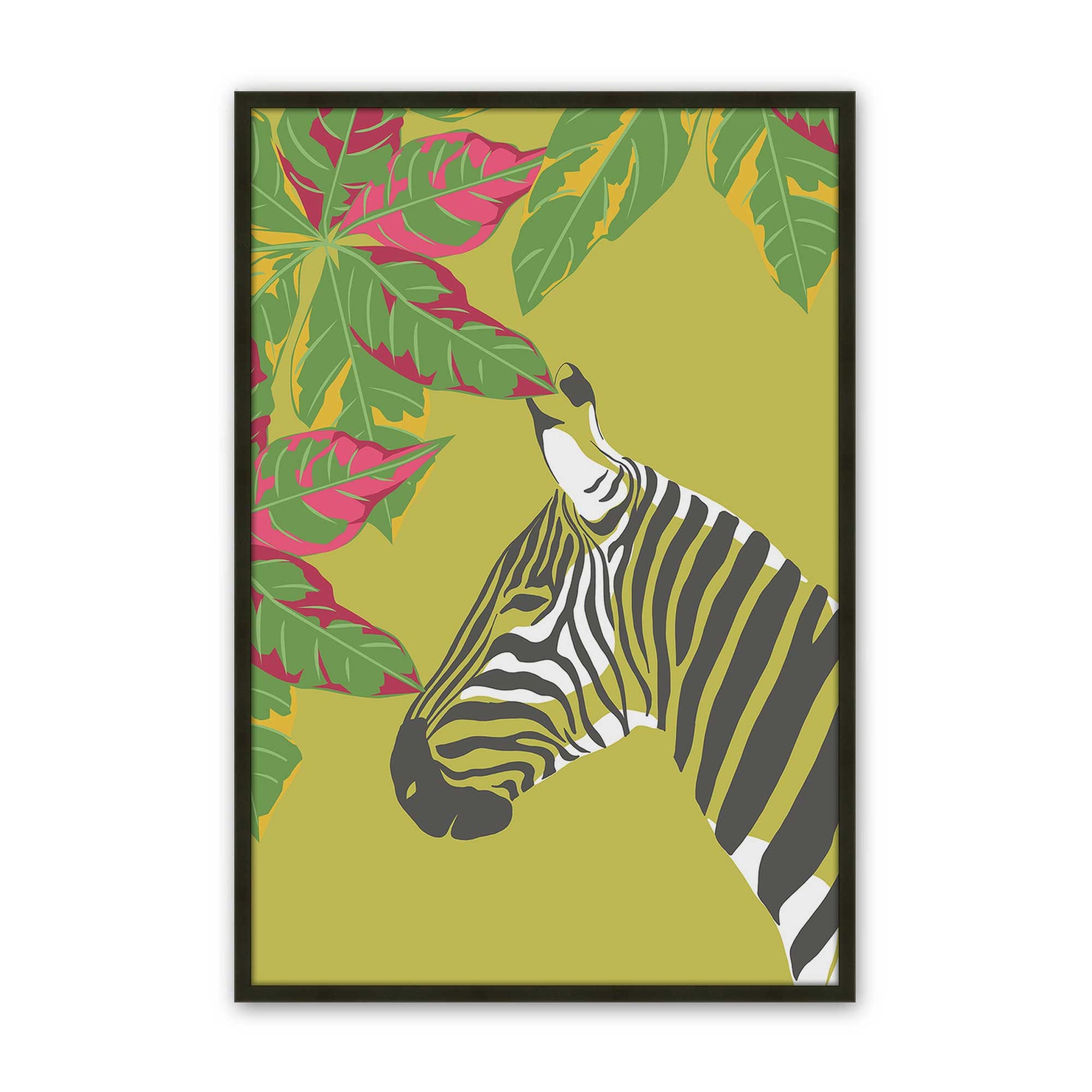 [Color:Satin Black], Picture of art in a Satin Black frame
