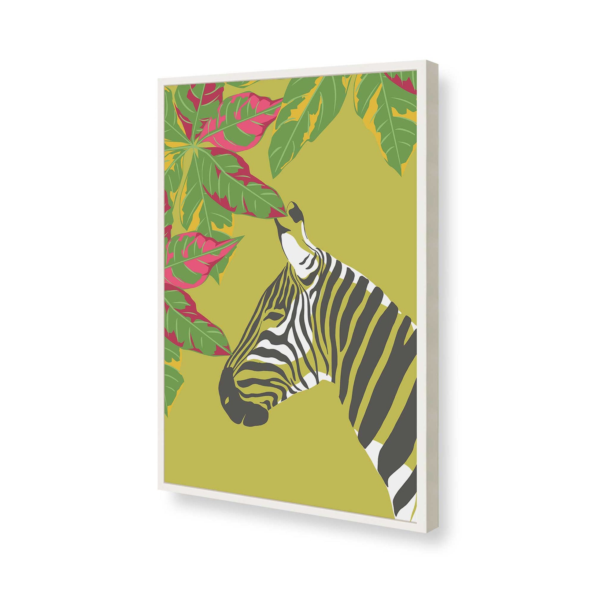 [Color:Opaque White], Picture of art in a Opaque White frame of the corner
