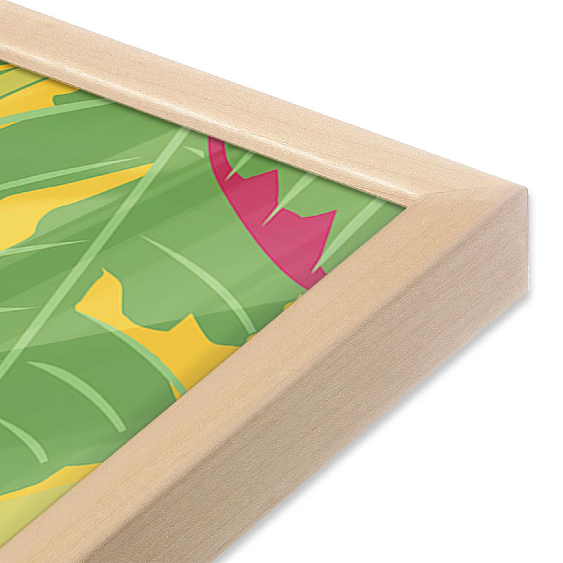 [Color:Raw Maple], Picture of art in a Raw Maple frame at an angle