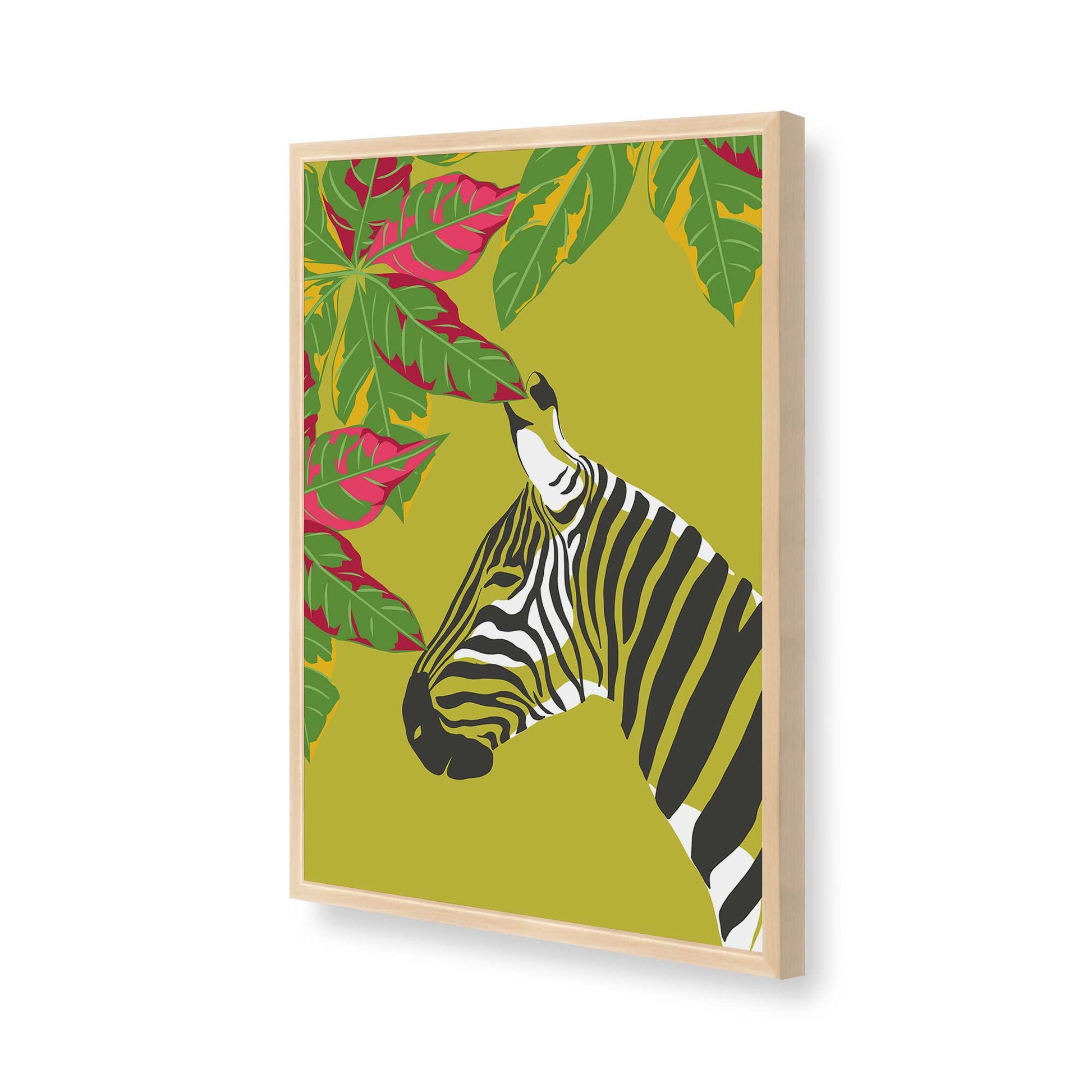 [Color:Raw Maple], Picture of art in a Raw Maple frame of the corner