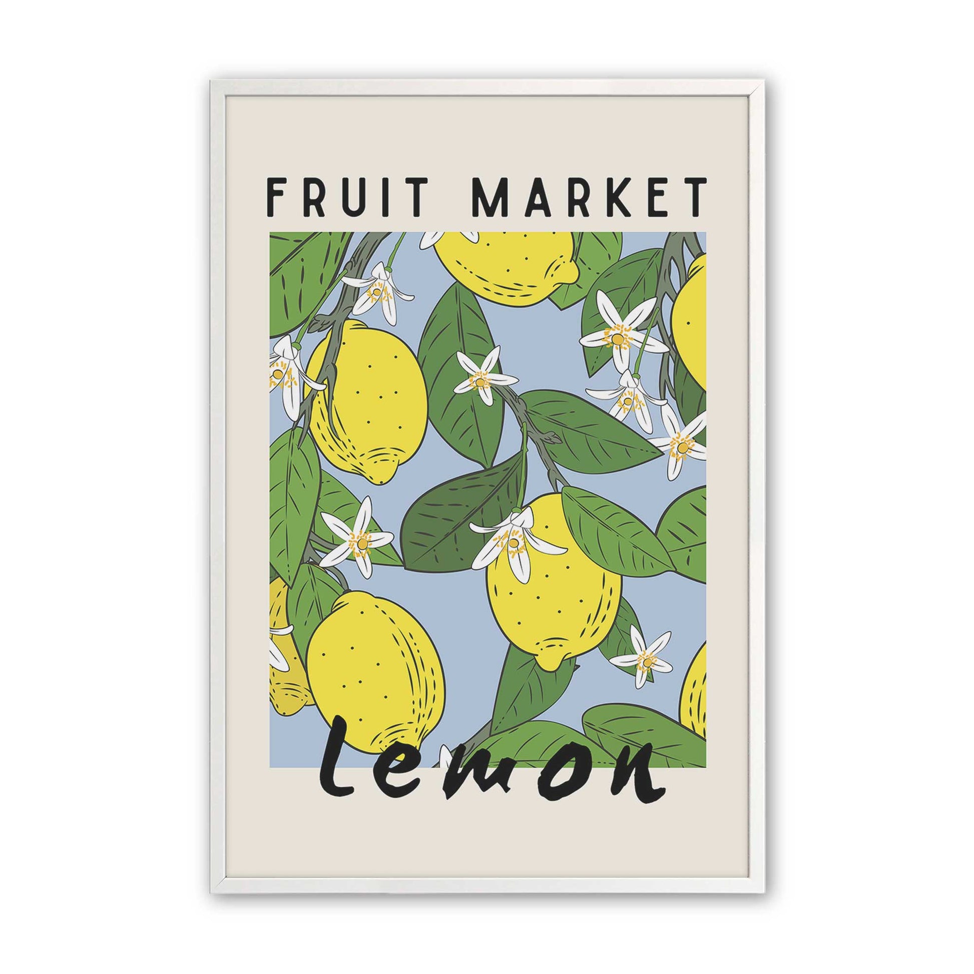 [Color:Opaque White], Picture of art in a Opaque White frame
