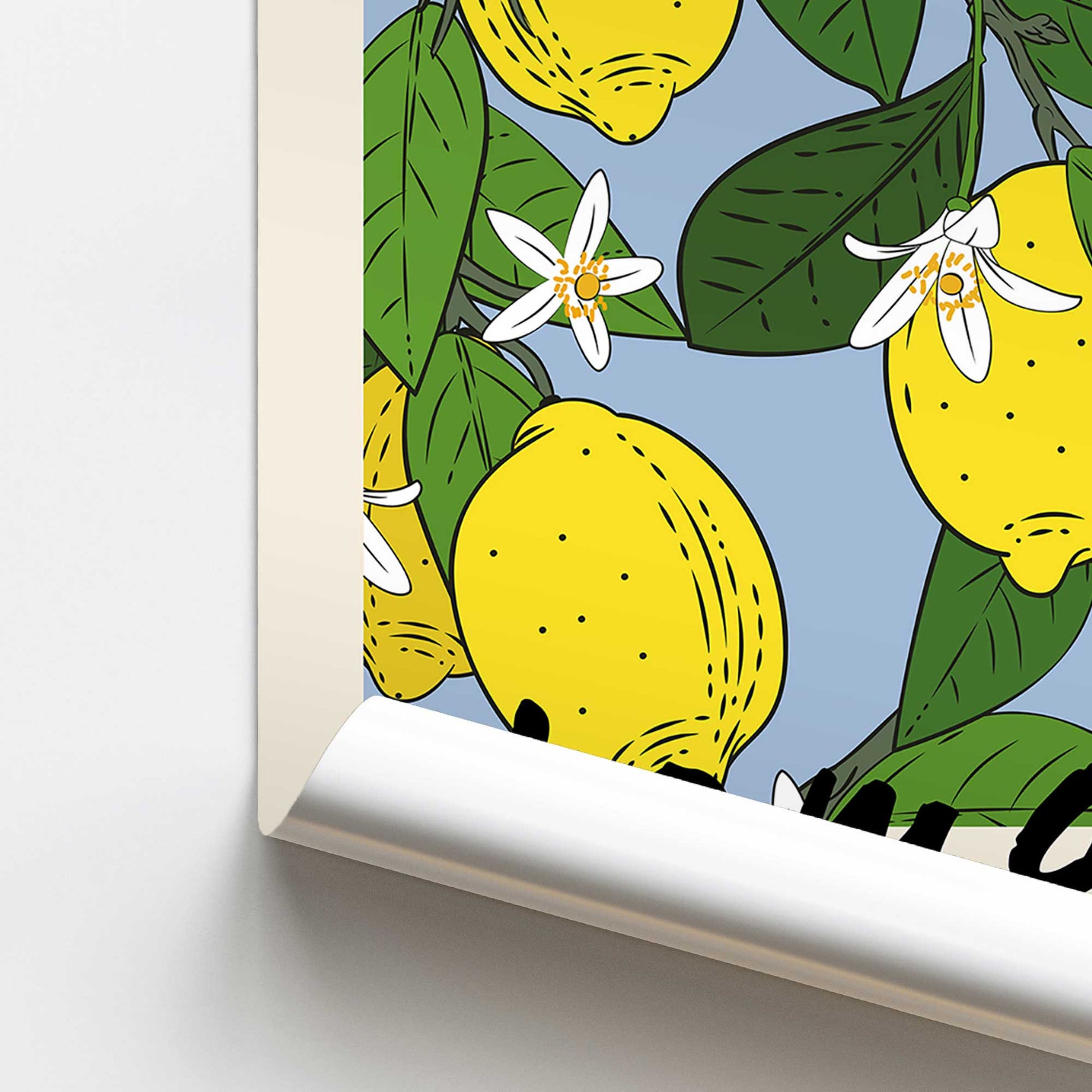 [color:Rolled Print], Picture of close up of art