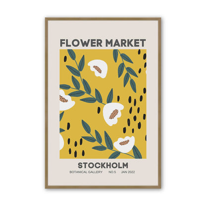 [Color:Brushed Gold], Picture of art in a Brushed Gold frame
