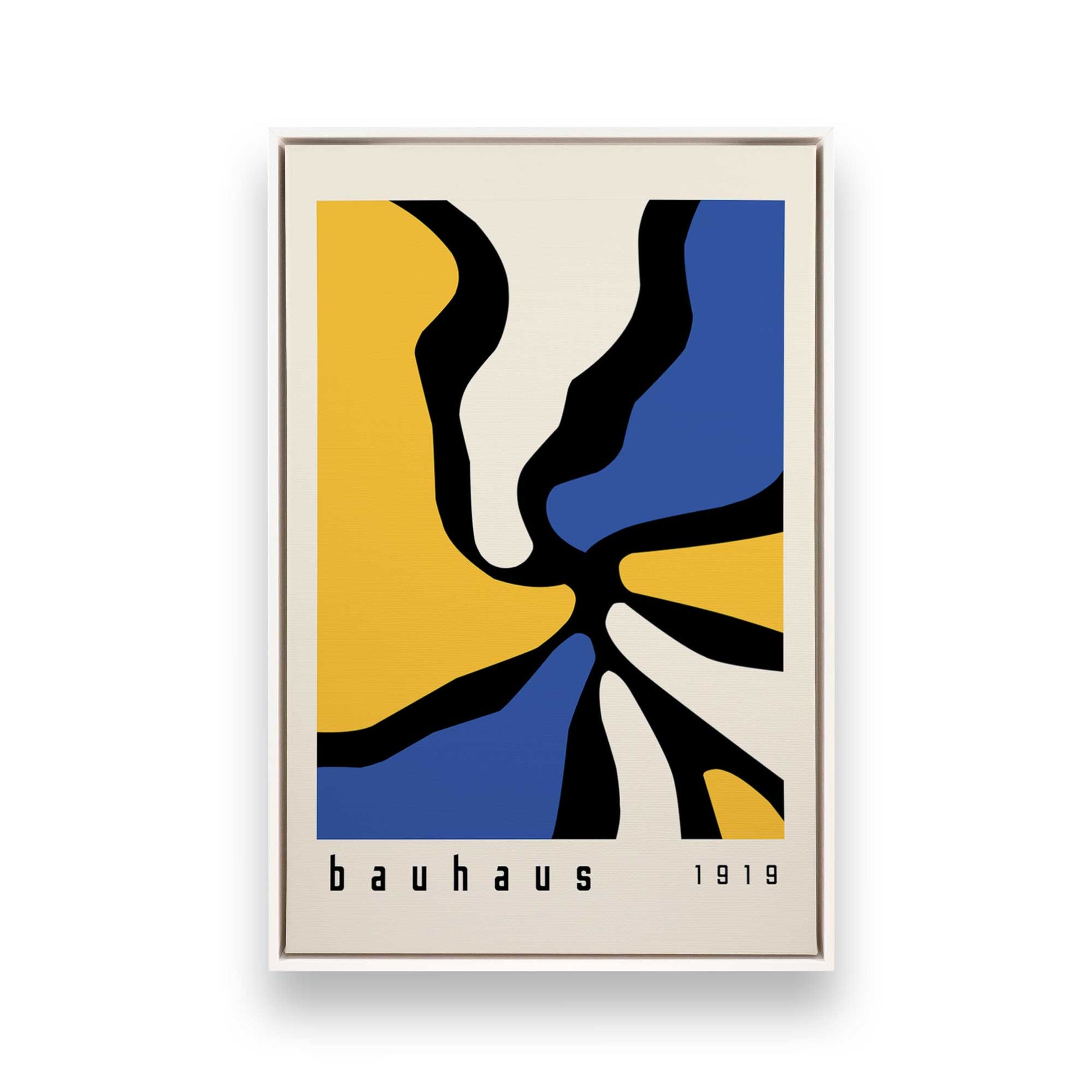 [Color:Opaque White], Picture of art in a White frame