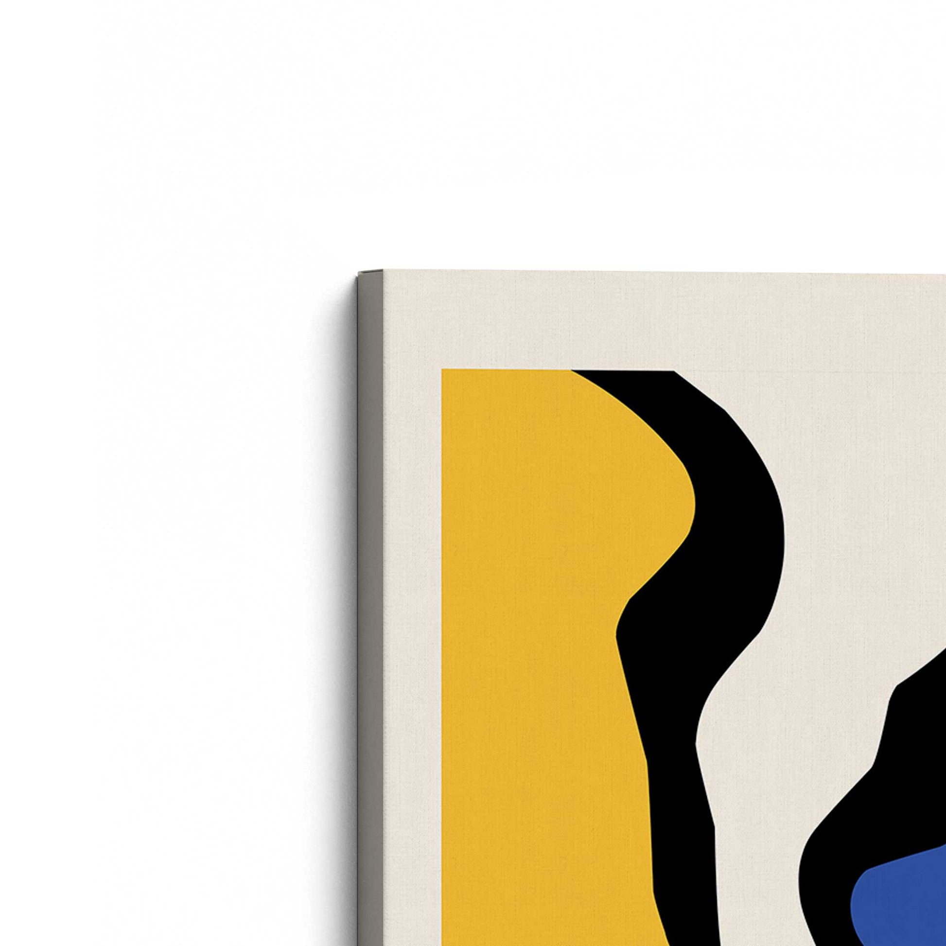 [Color:Stretched Canvas], Picture of the corner of the art