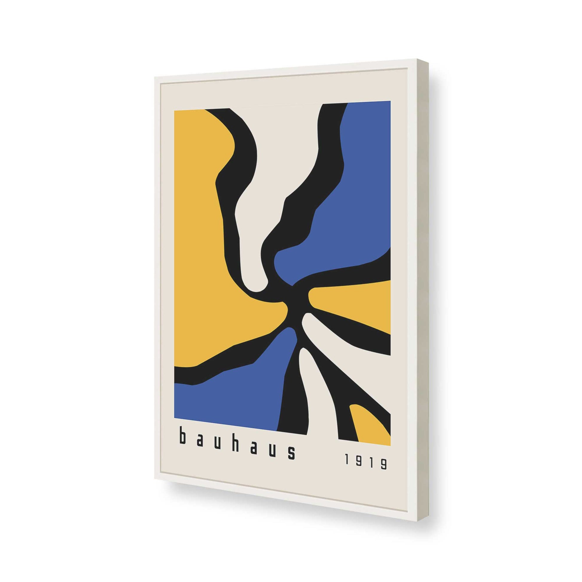 [Color:Opaque White], Picture of art in a Opaque White frame of the corner