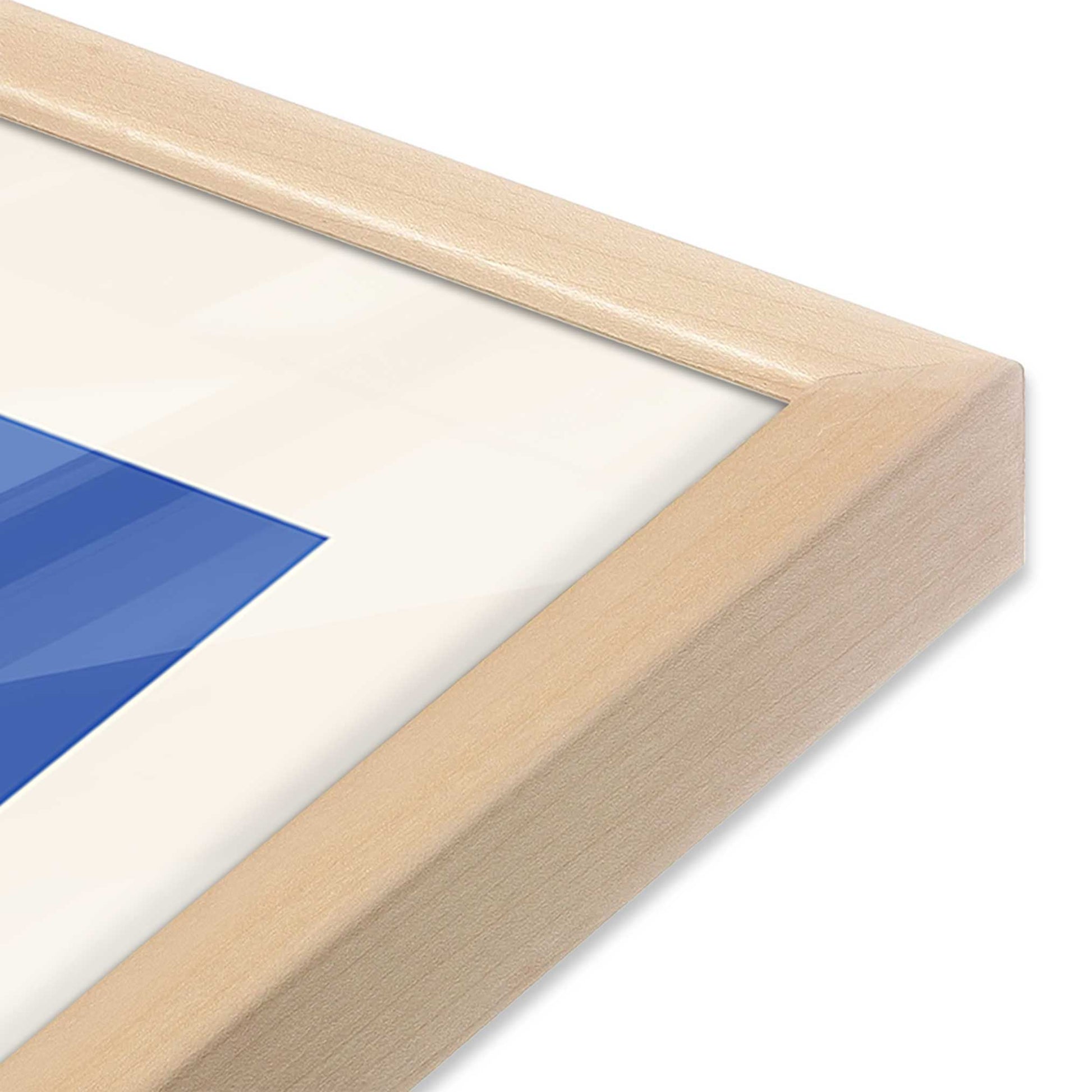 [Color:Raw Maple], Picture of art in a Raw Maple frame at an angle