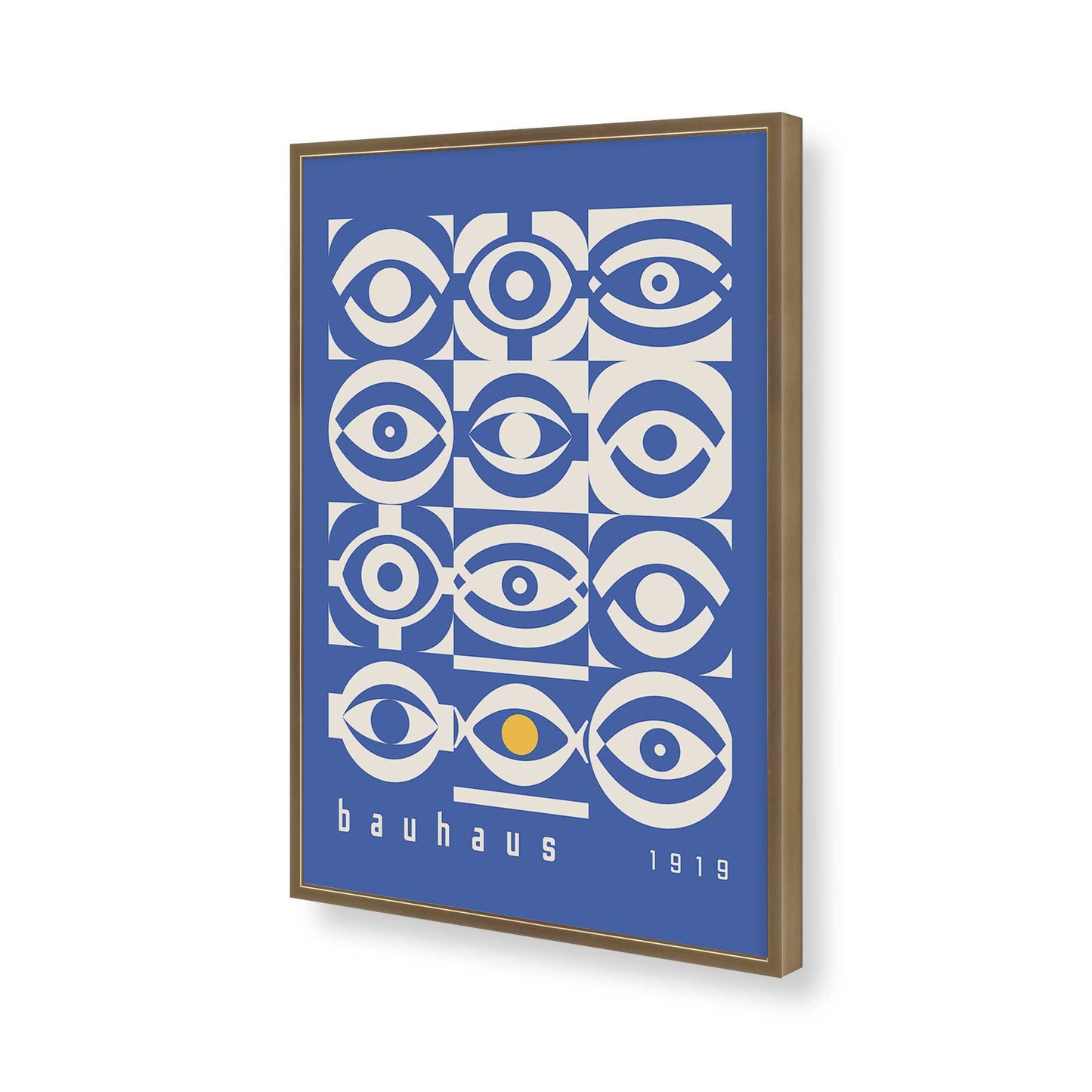[Color:Brushed Gold], Picture of art in a Brushed Gold frame of the corner