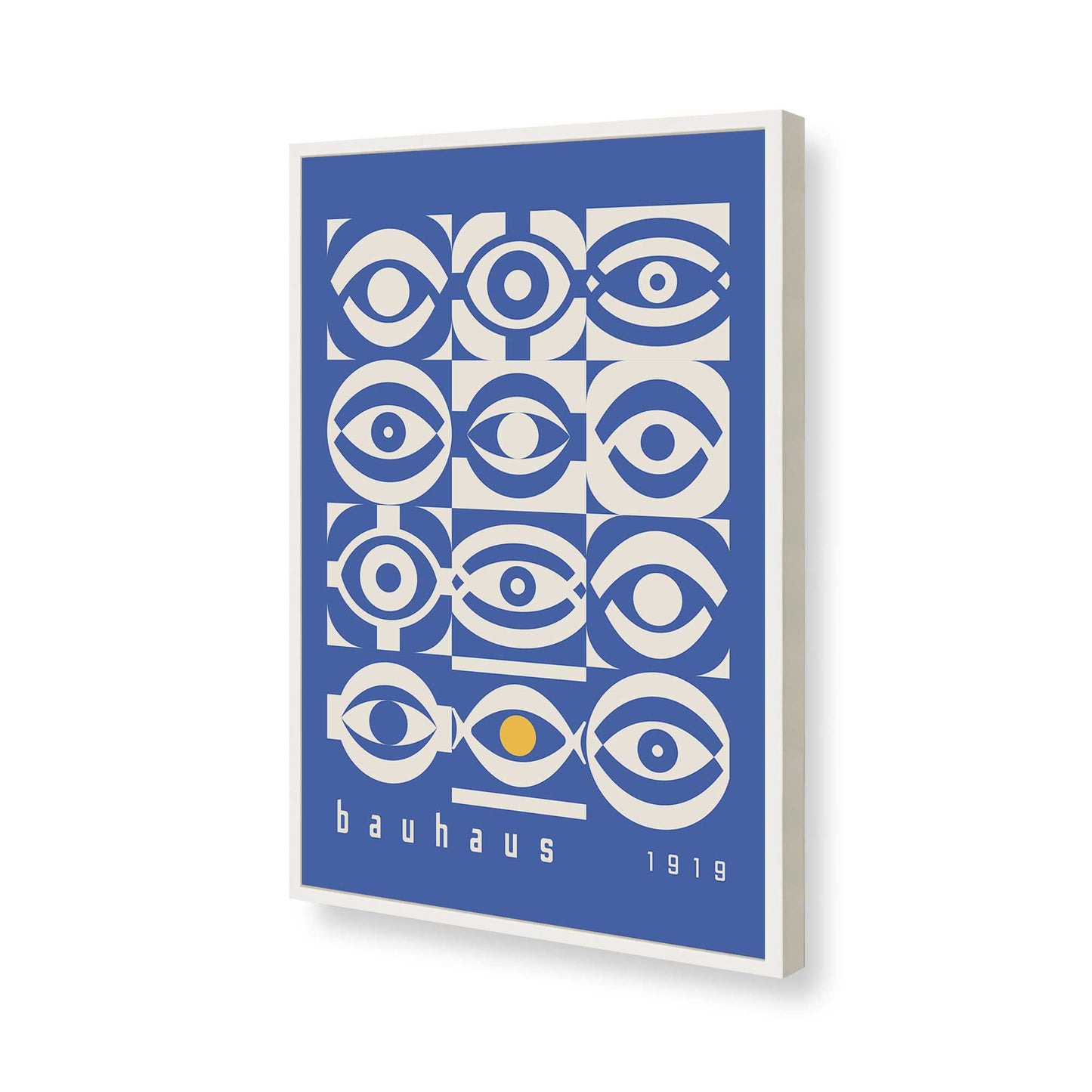 [Color:Opaque White], Picture of art in a Opaque White frame of the corner