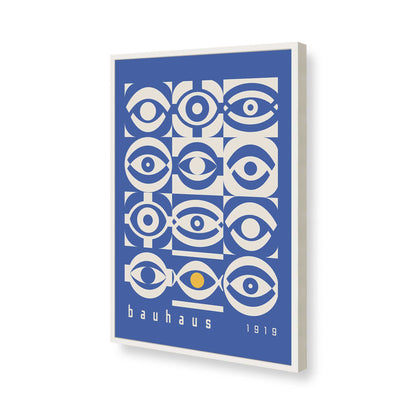 [Color:Opaque White], Picture of art in a Opaque White frame of the corner