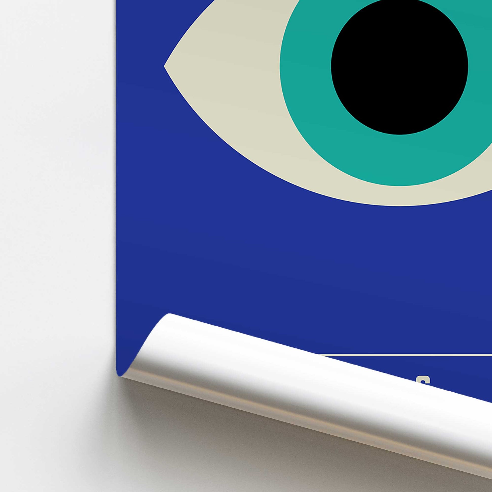 [color:Rolled Print], Picture of close up of art