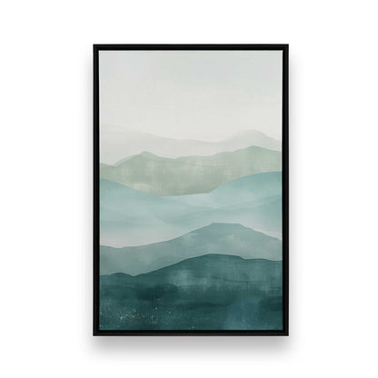 [Color:Satin Black], Picture of art in a Satin Black frame