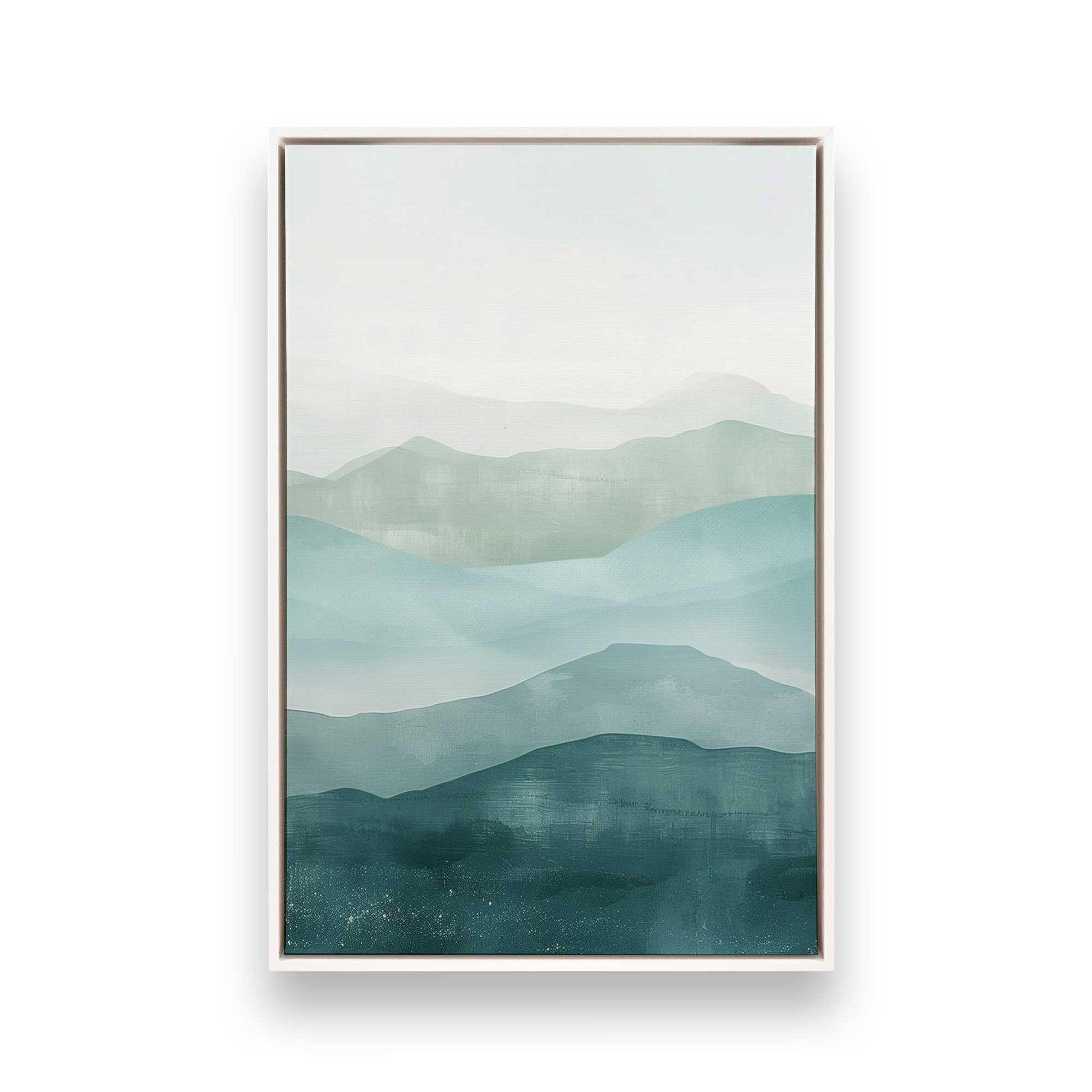 [Color:Opaque White], Picture of art in a White frame