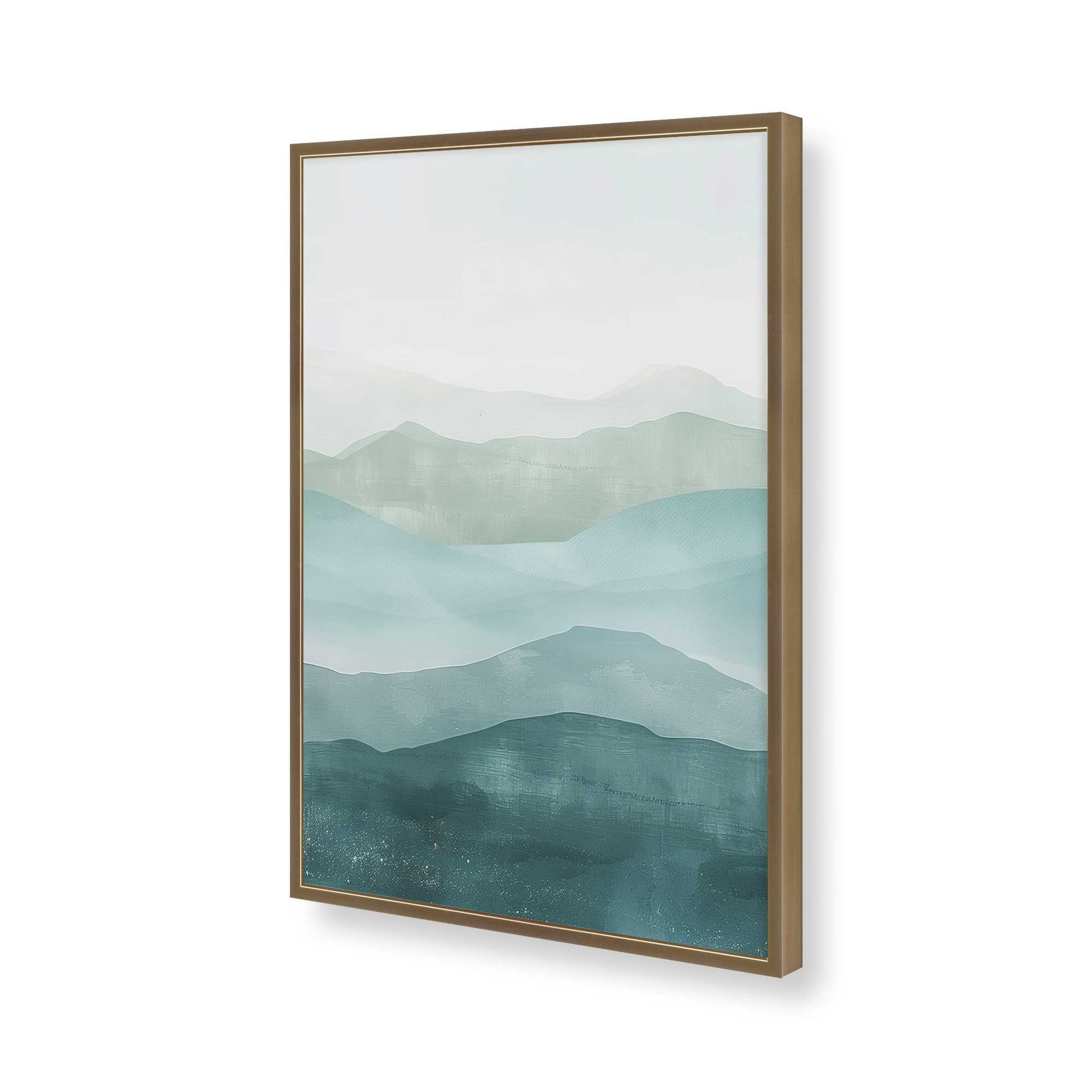 [Color:Brushed Gold], Picture of art in a Brushed Gold frame of the corner