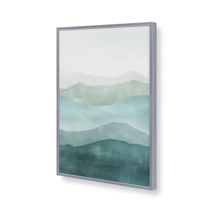 [Color:Polished Chrome], Picture of art in a Polished Chrome frame of the corner