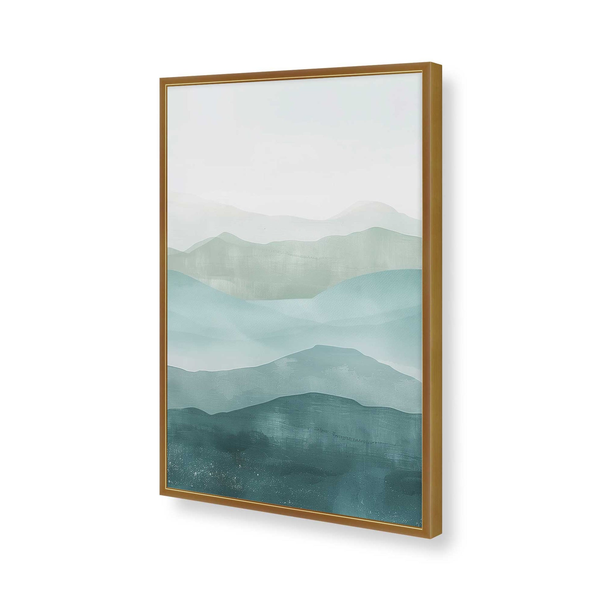 [Color:Polished Gold], Picture of art in a Polished Gold frame of the corner