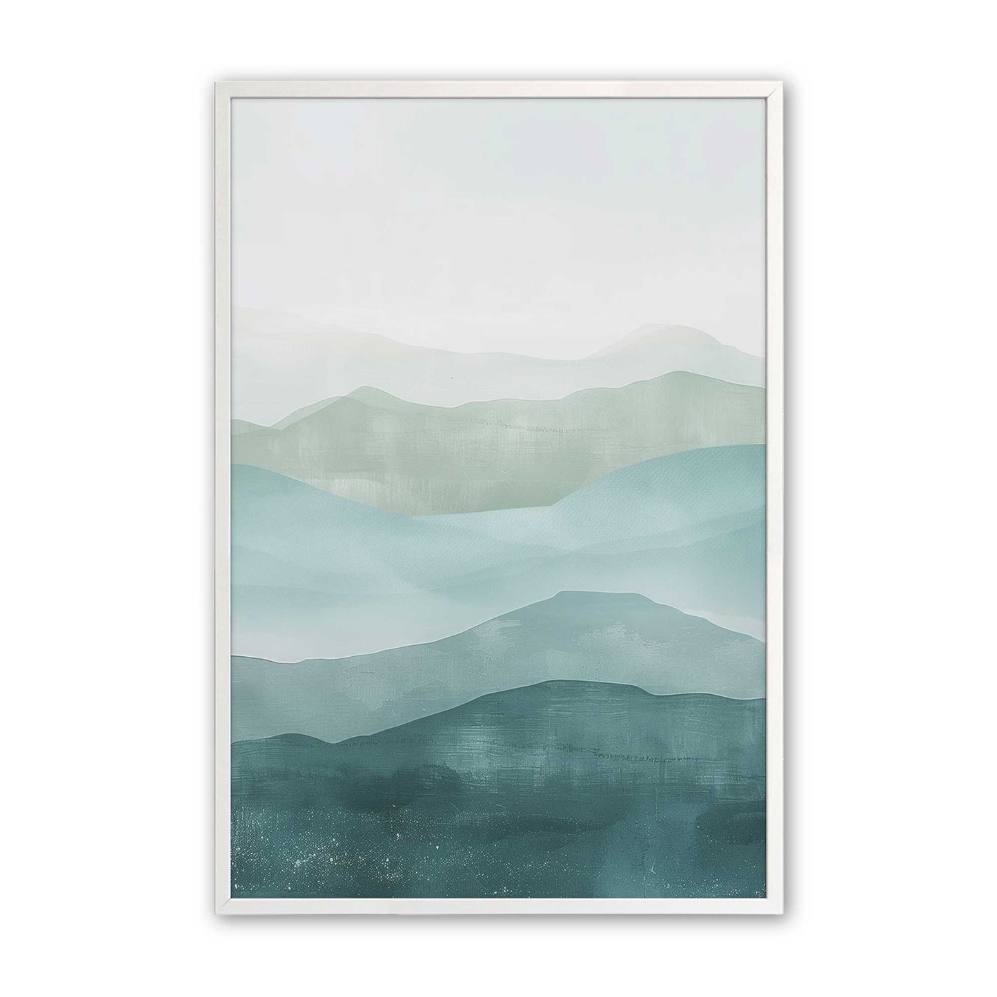 [Color:Opaque White], Picture of art in a Opaque White frame
