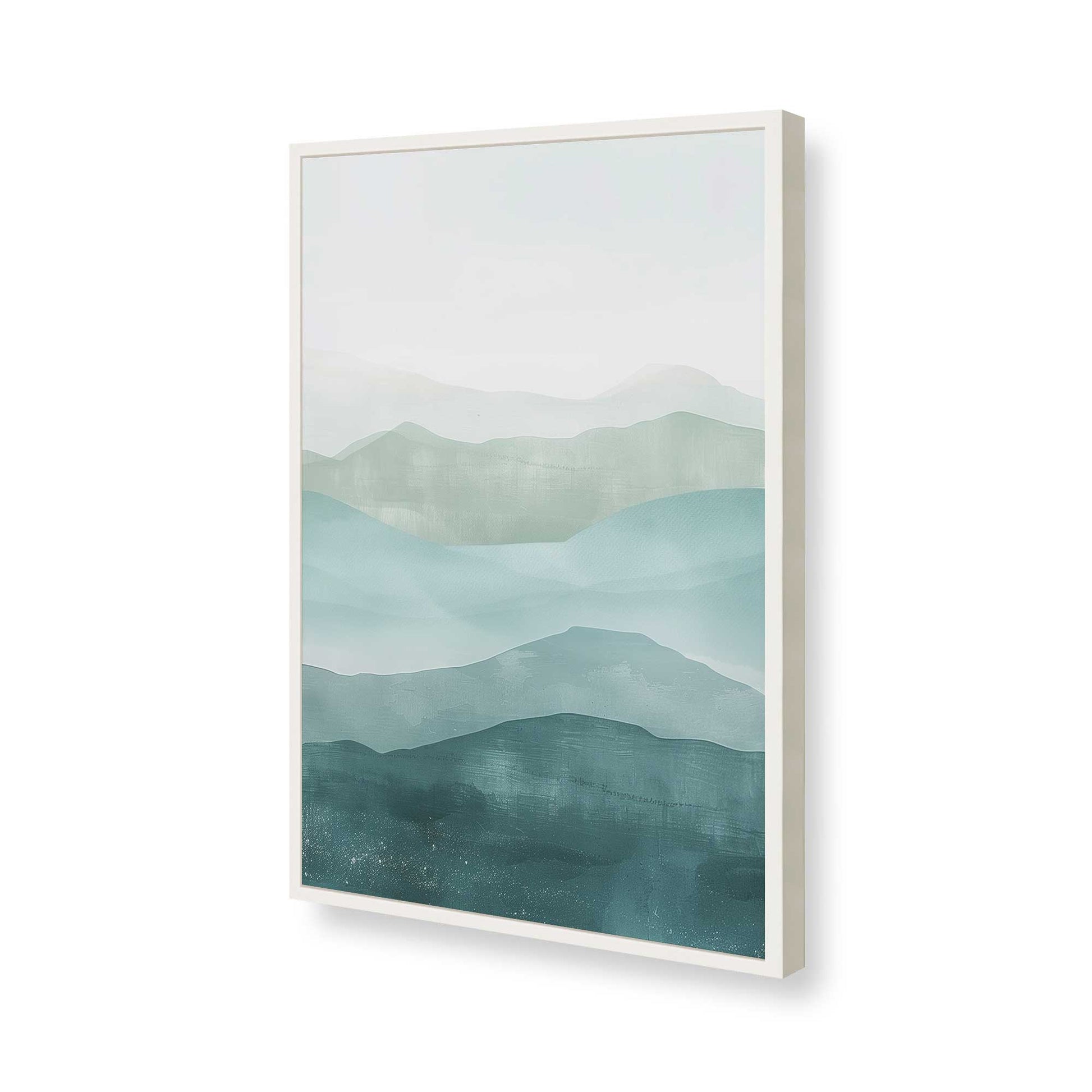[Color:Opaque White], Picture of art in a Opaque White frame of the corner
