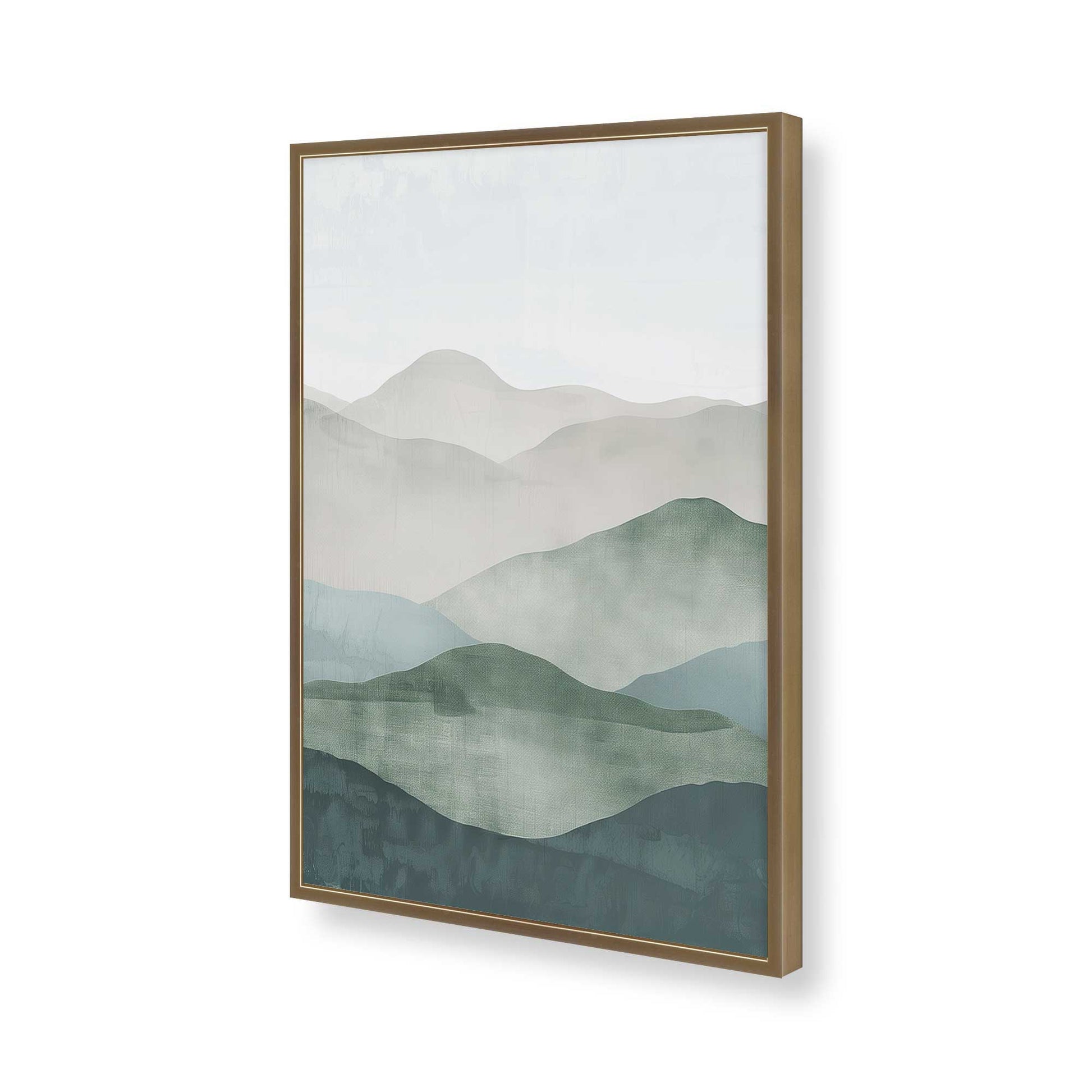 [Color:Brushed Gold], Picture of art in a Brushed Gold frame of the corner