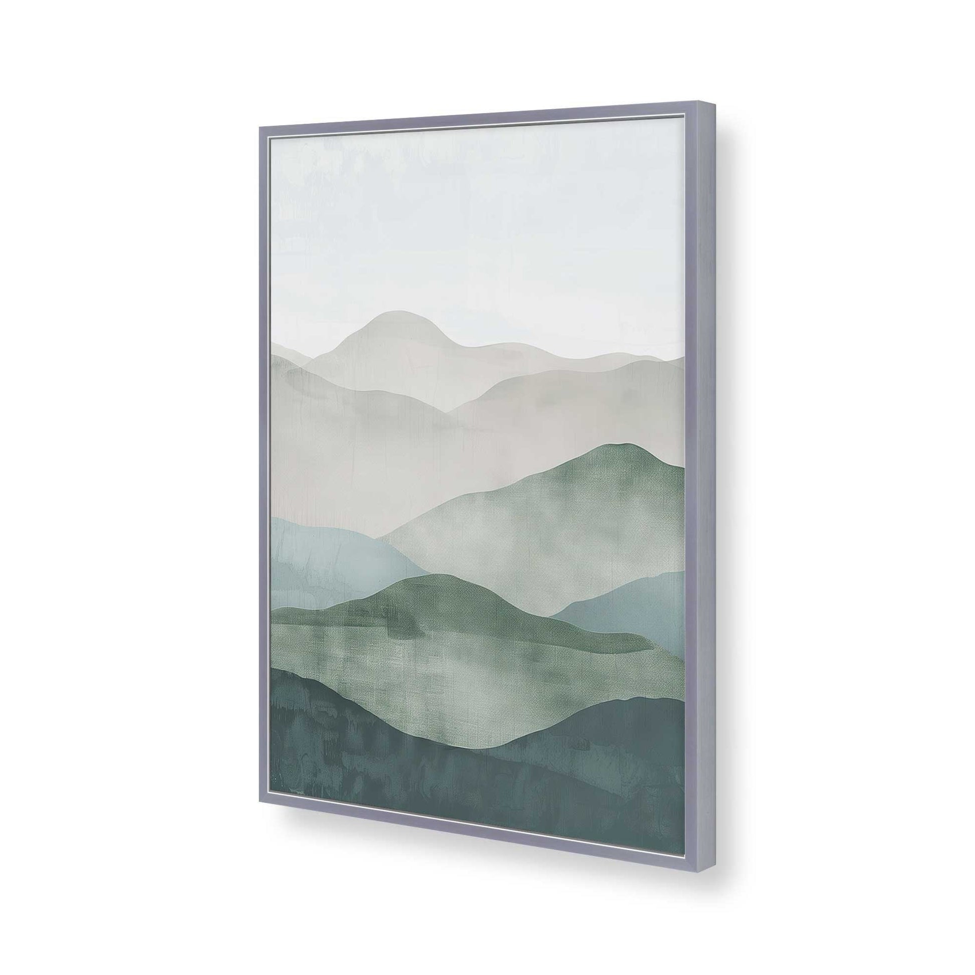 [Color:Polished Chrome], Picture of art in a Polished Chrome frame of the corner
