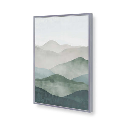 [Color:Polished Chrome], Picture of art in a Polished Chrome frame of the corner