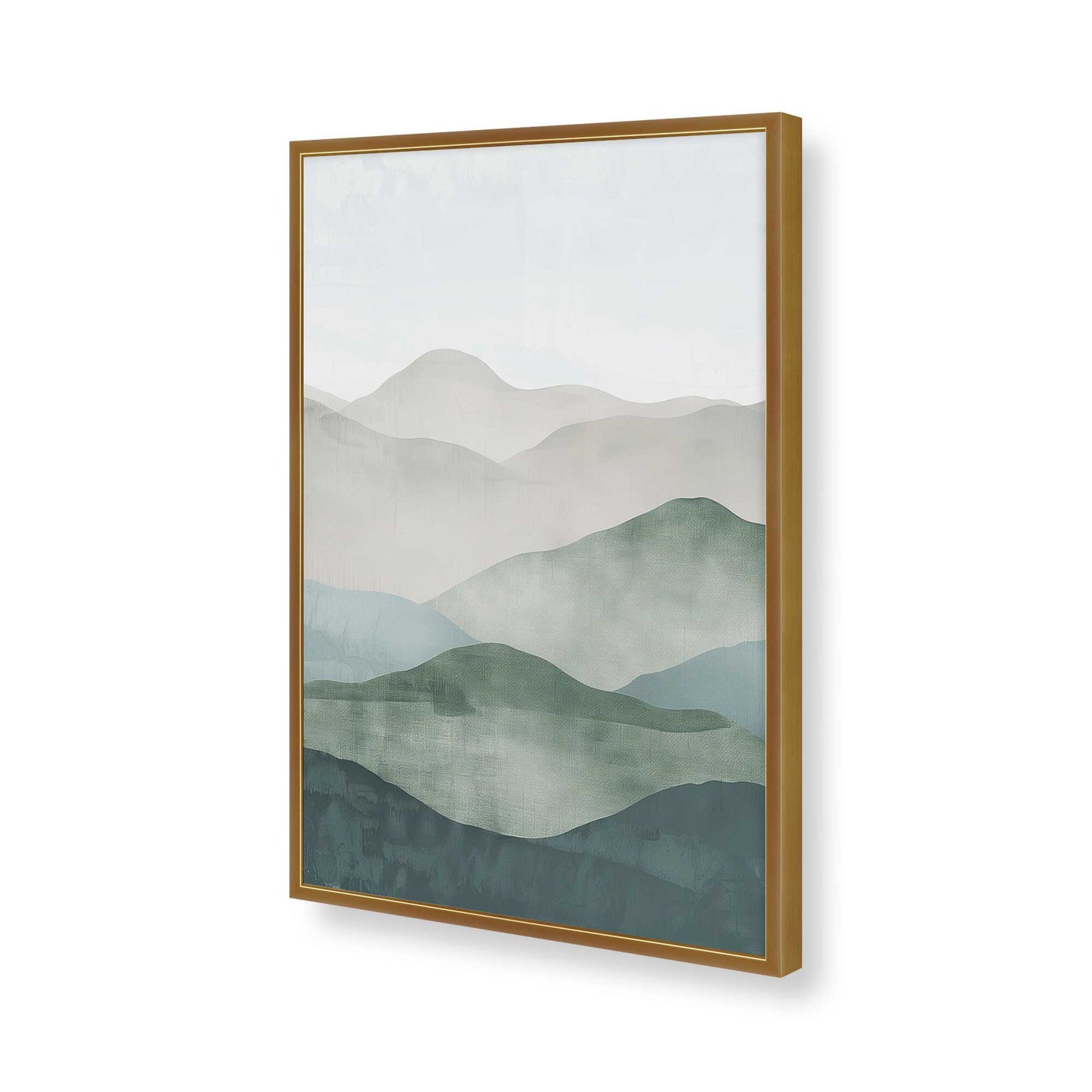 [Color:Polished Gold], Picture of art in a Polished Gold frame of the corner