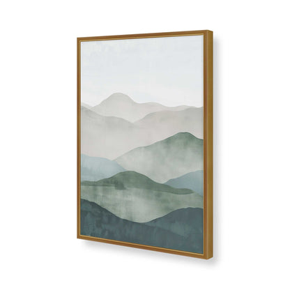 [Color:Polished Gold], Picture of art in a Polished Gold frame of the corner