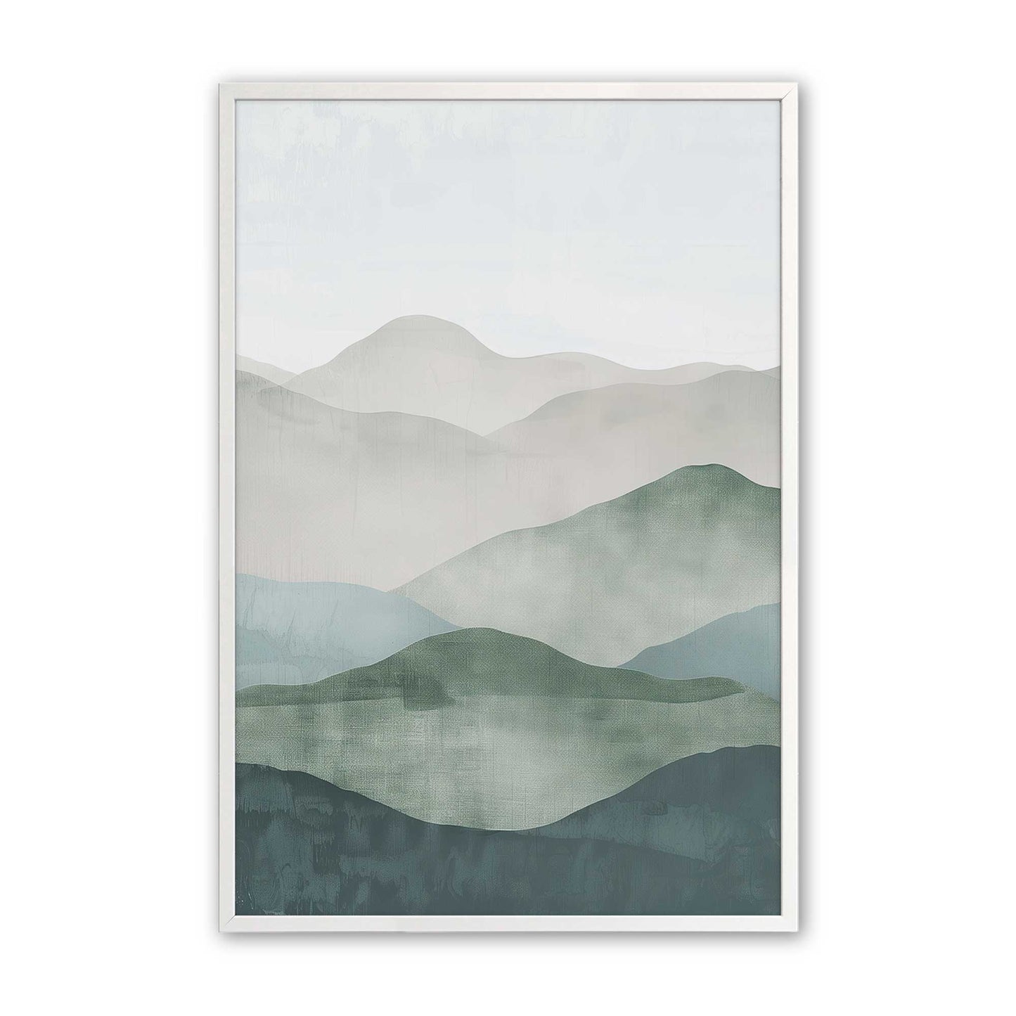 [Color:Opaque White], Picture of art in a Opaque White frame