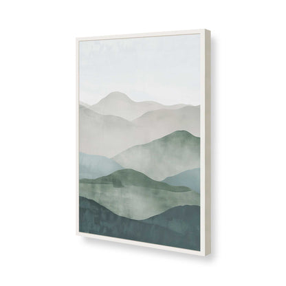 [Color:Opaque White], Picture of art in a Opaque White frame of the corner