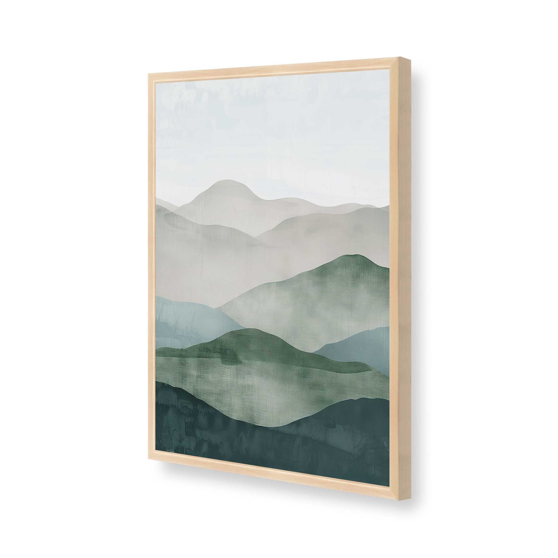 [Color:Raw Maple], Picture of art in a Raw Maple frame of the corner